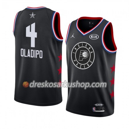 Muški NBA Dres Indiana Pacers Victor Oladipo 4 2019 All-Star Jordan Brand Crna Swingman